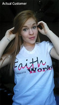 Faith Works, Women's t-shirt