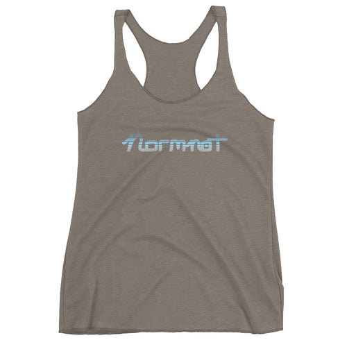 Normnot Blue Horizon Women's Racerback Tank