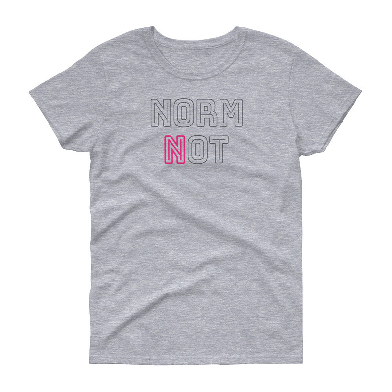 Normnot (Pink Not) Women's short sleeve t-shirt